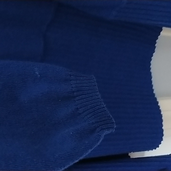 Lord & Taylor Cobalt Blue Open Front Cardigan Duster Sweater XL - Picture 4 of 11